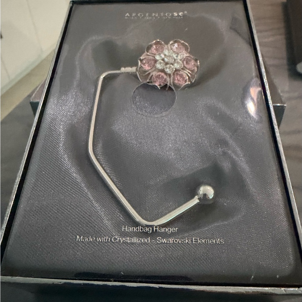 Pink Crystal Handbag Hanger